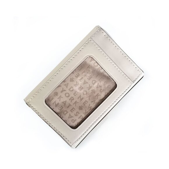 Kate Spade Bow Card Wallet & Key Fob Darla Montford Park Smooth Mini Wallet Bone - Picture 5 of 8